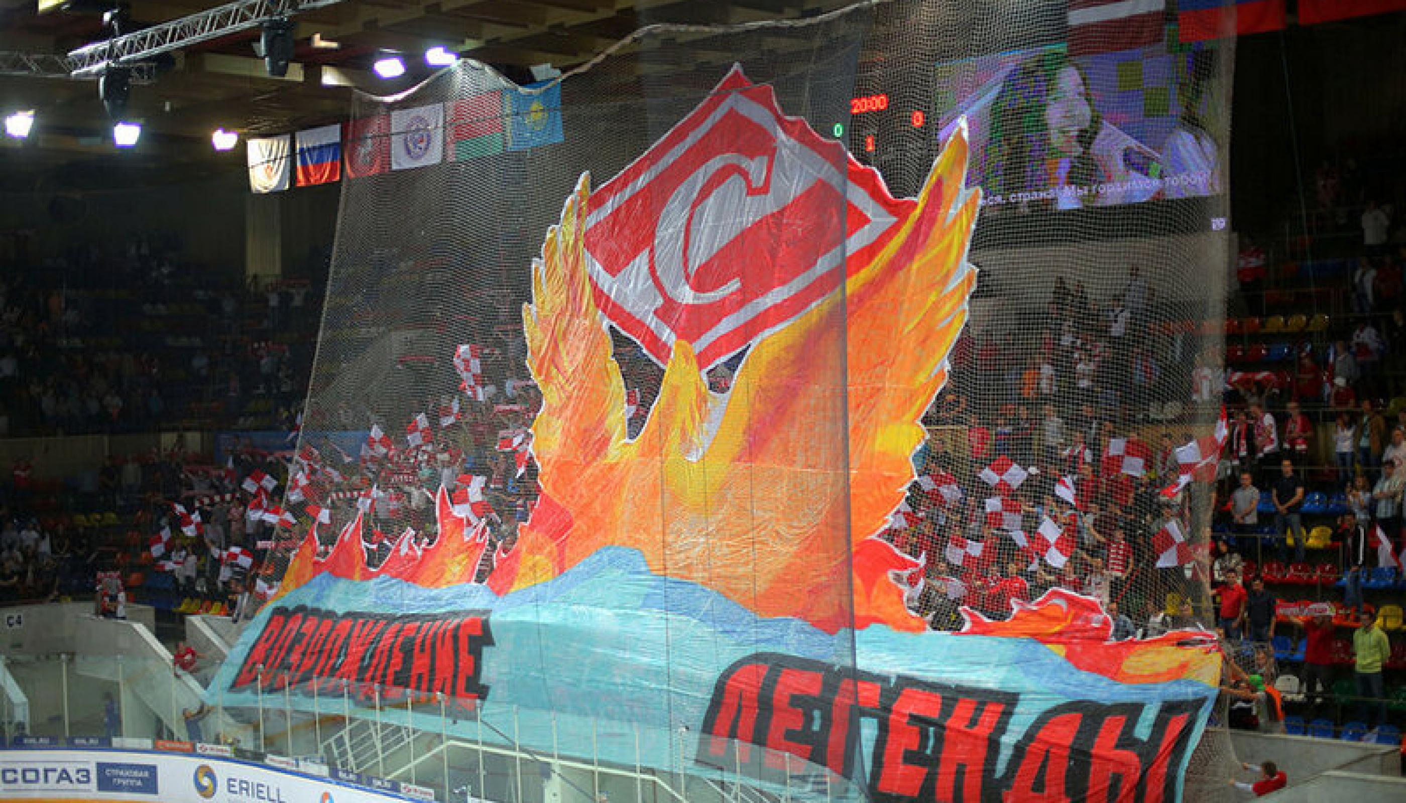 Основа ХК «Спартак» проведет товарищеский матч с ветеранами клуба