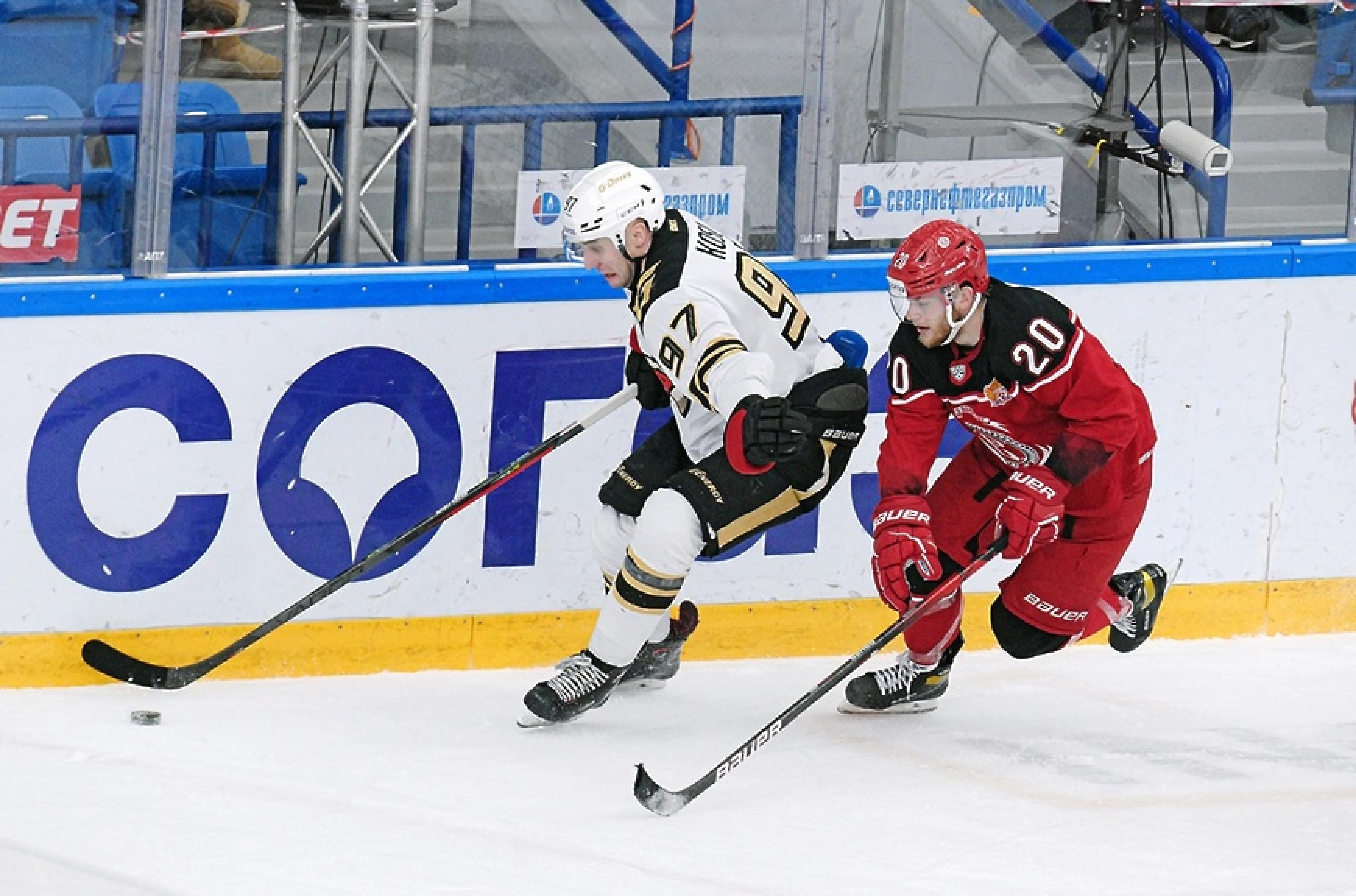 Омский «Авангард» победил «Витязь» на его льду