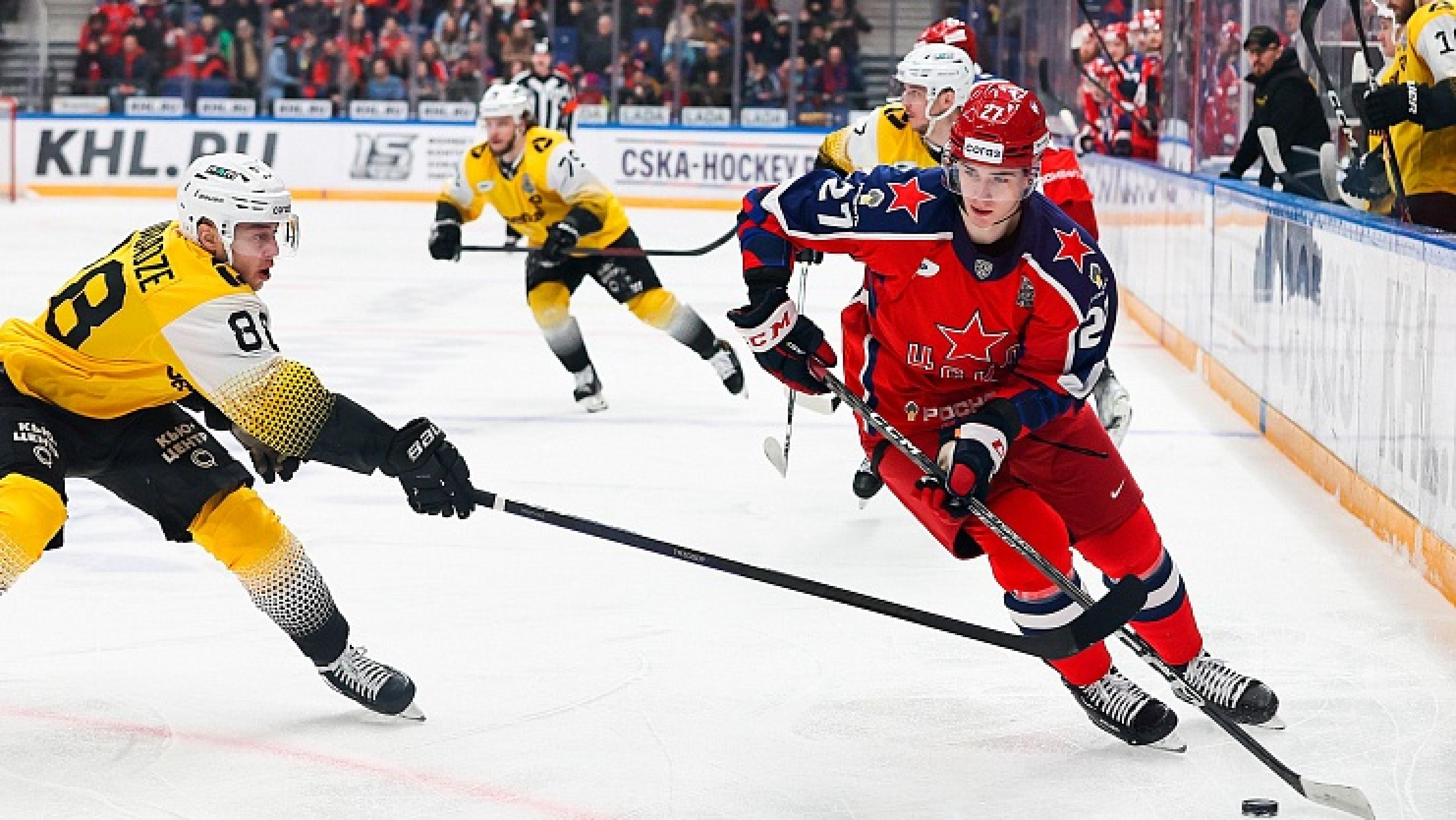 «Северсталь» сравняла счет в серии против ЦСКА