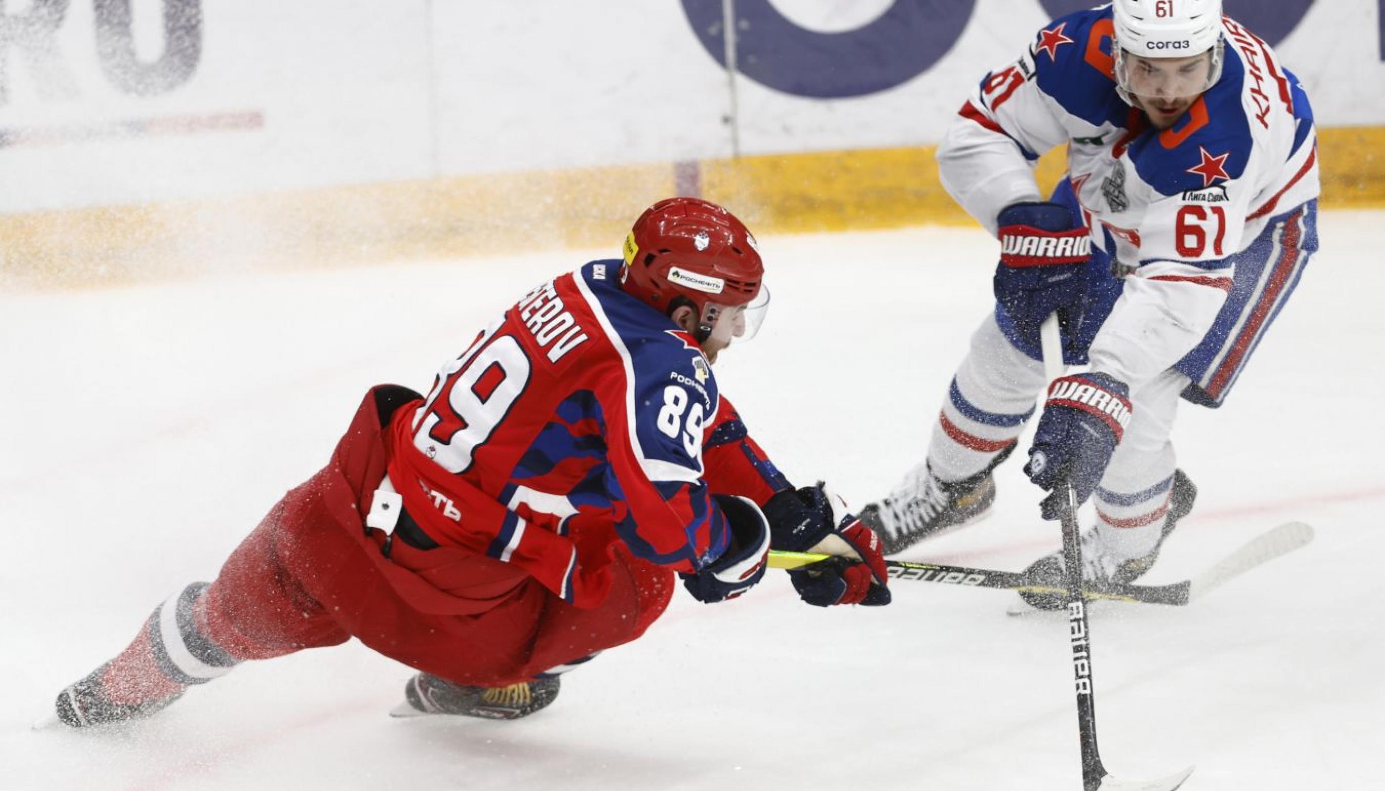 Гол Окулова не спас ЦСКА от поражения в игре со СКА